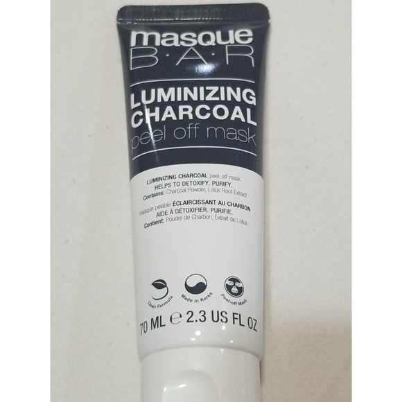 Masque Bar 1 Holographic Foil 2 Luminizing Charcoal Peel Off Masks Lot Of 3 Tube - Picture 4 of 5